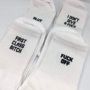 Swear Word Cotton Socks