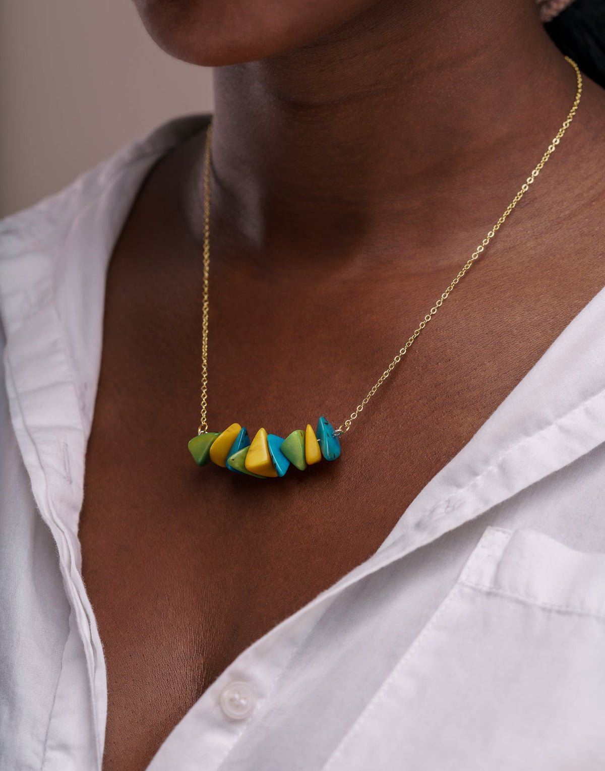 Tapajos Tagua Chain Necklace - Brazil