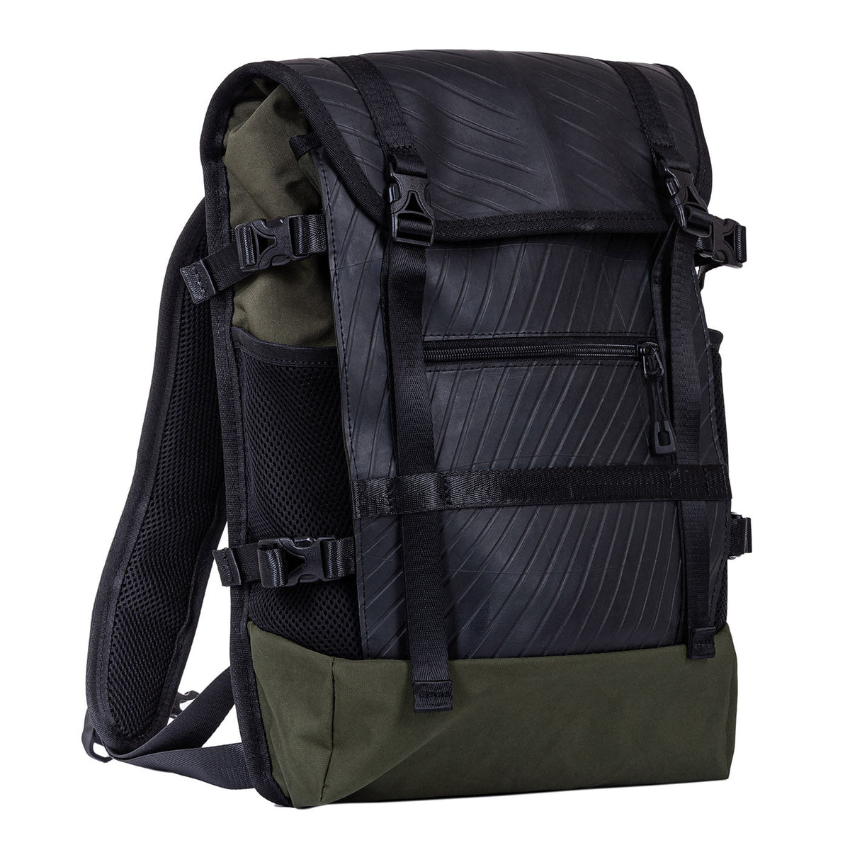 Colonel Vegan Unisex Water Resistant Backpack with Laptop Compartment