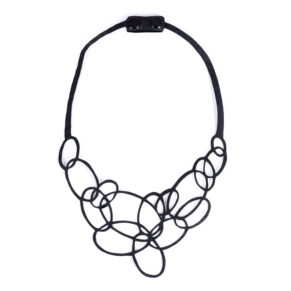Infinity Upcycled Inner Tube Necklace