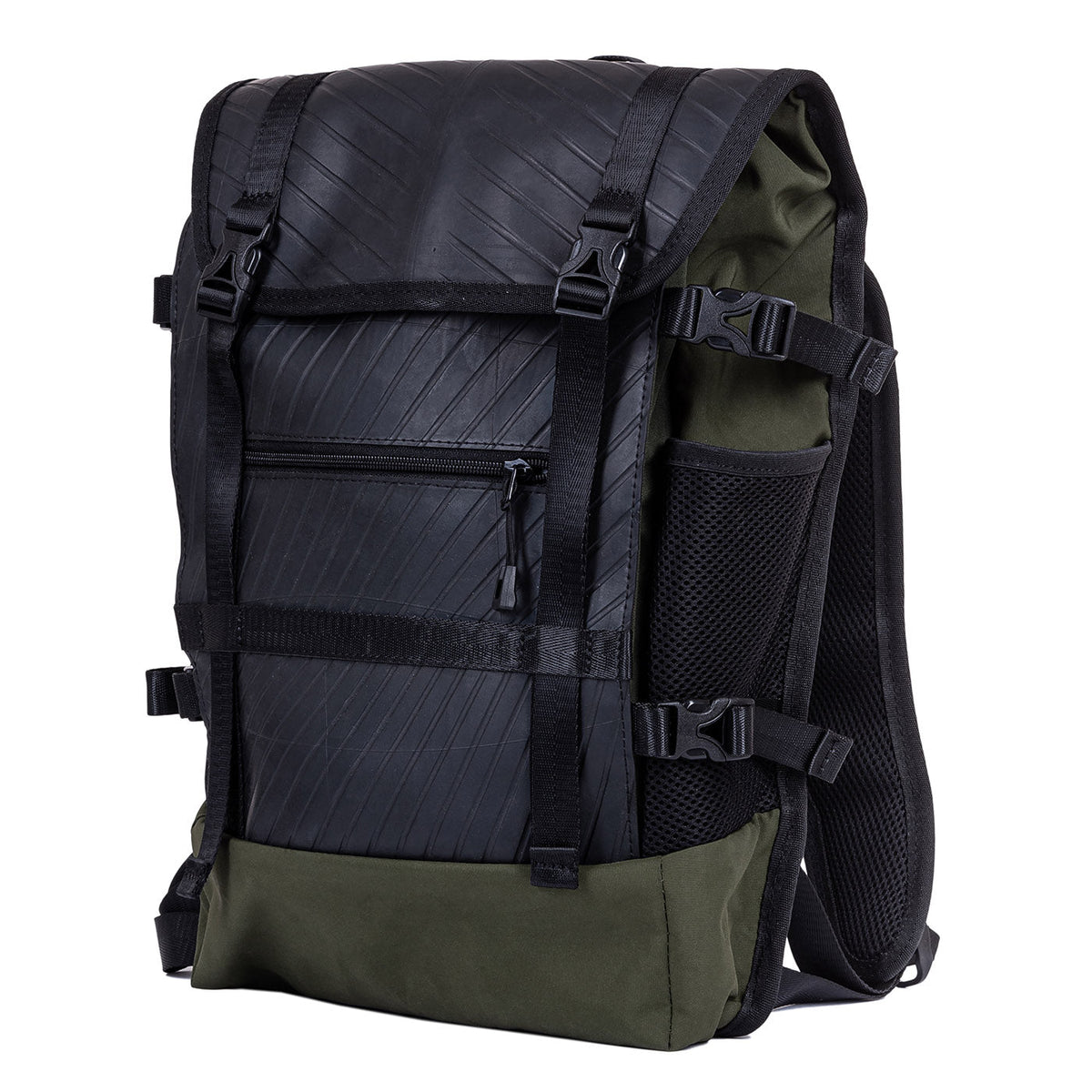 Colonel Vegan Unisex Water Resistant Backpack with Laptop Compartment