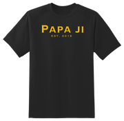 Classic Gold Text PAPA JI T-Shirt