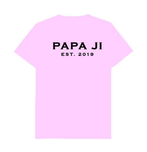 Classic Black Text PAPA JI T-Shirt