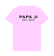 Classic Black Text PAPA JI T-Shirt