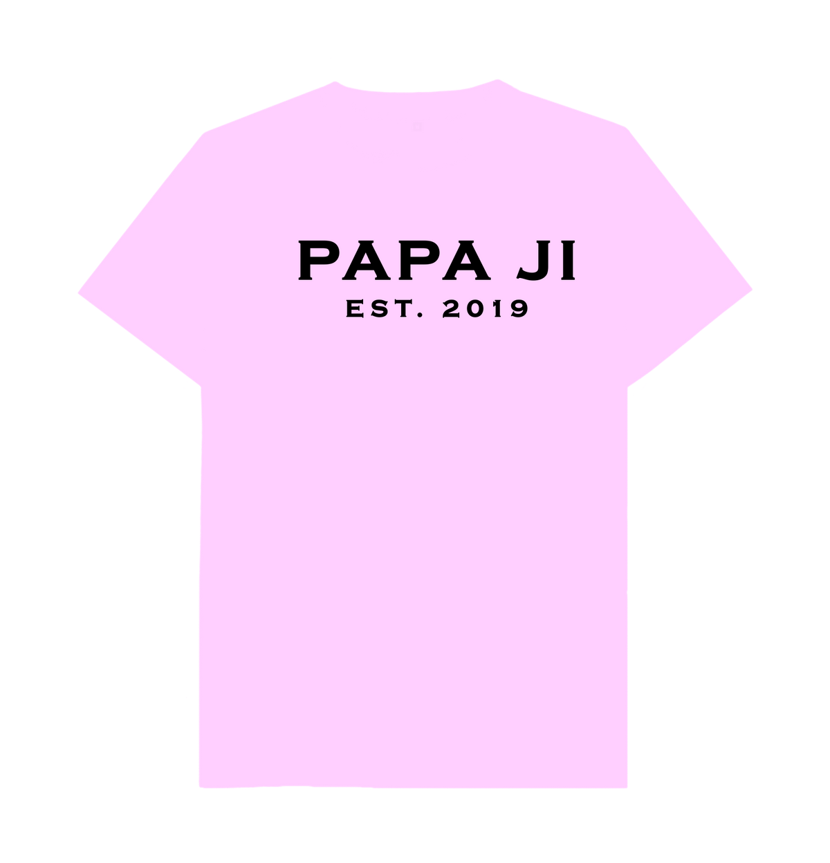Classic Black Text PAPA JI T-Shirt