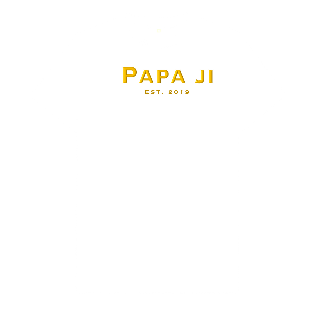 Classic Gold Text PAPA JI T-Shirt