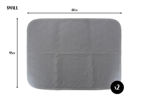 Two Pack of Reusable & Washable Pet Pads