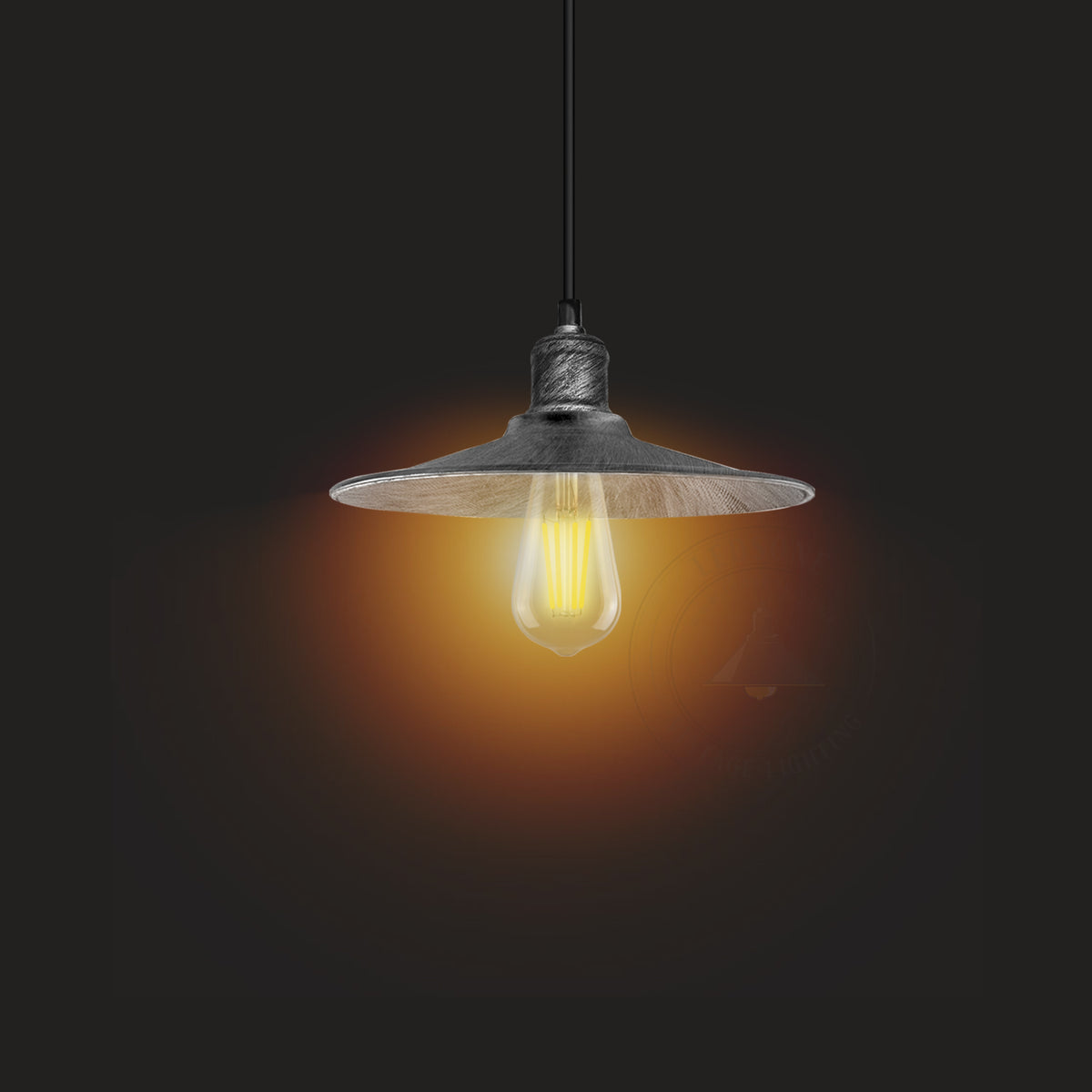 Single Head Vintage Ceiling Pendant Light Shade Hanging Lamp Light