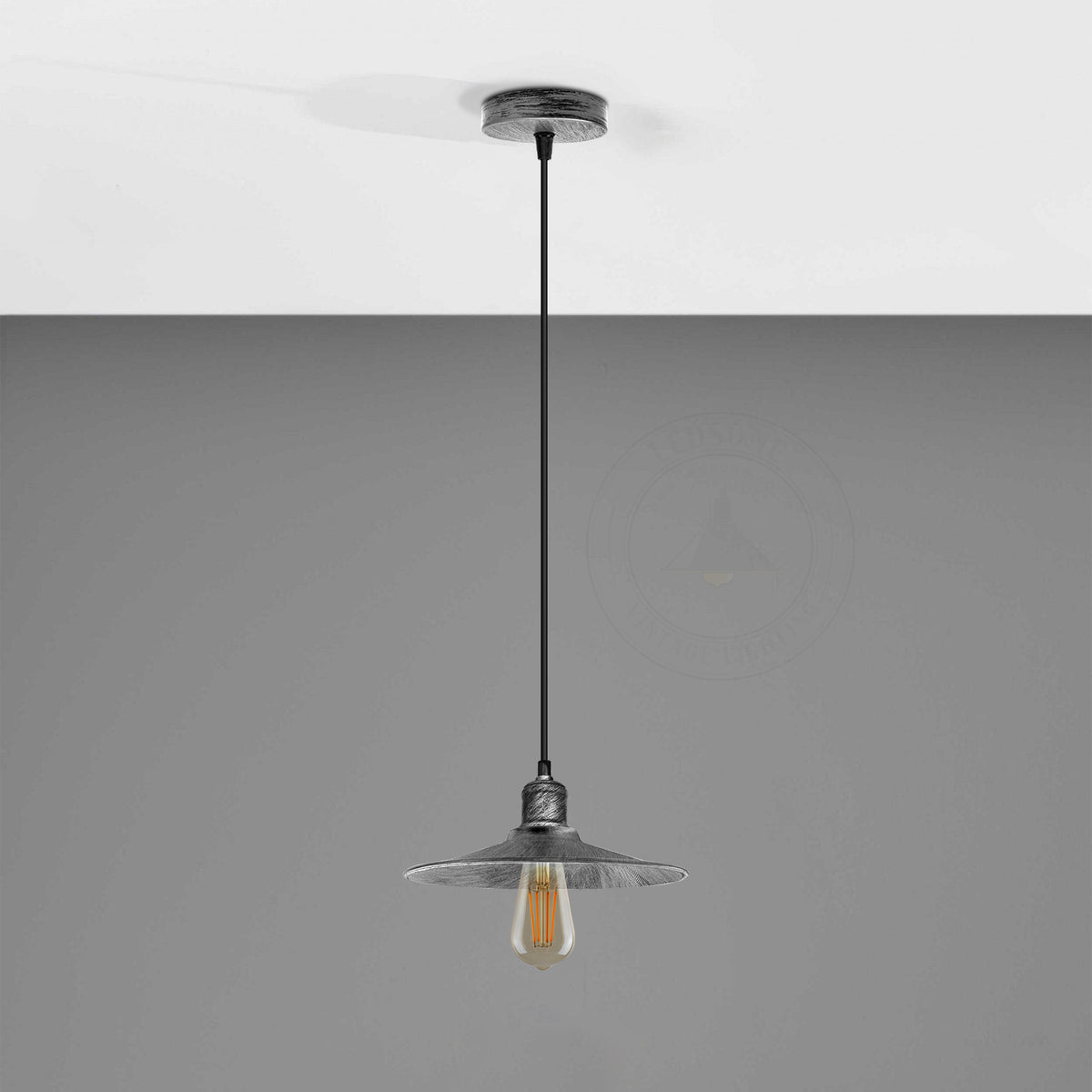 Single Head Vintage Ceiling Pendant Light Shade Hanging Lamp Light