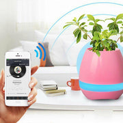 Debonair Music Flower Pot Bluetooth Speaker for Bedroom, Office & Living Room[Pink]