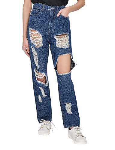MULTI RIP MOM JEAN DARK WASH 12