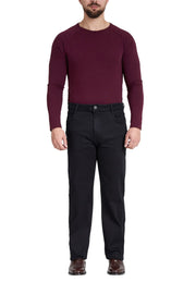 Mens Straight Leg Jeans Black - Size 32"