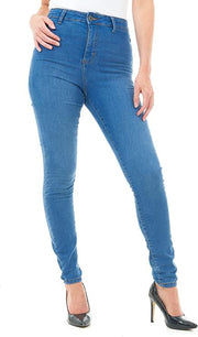 Ladies High Rise Jean MID WASH 10