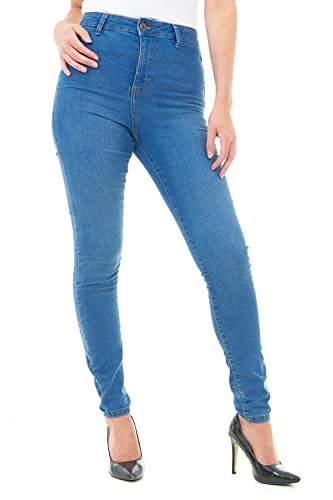Ladies High Rise Jean MID WASH 10