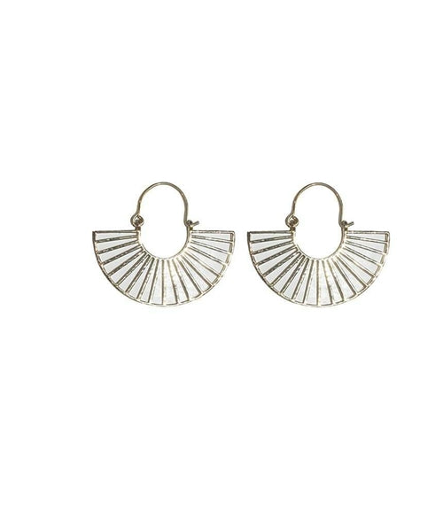 Cleopatra Fan Earrings