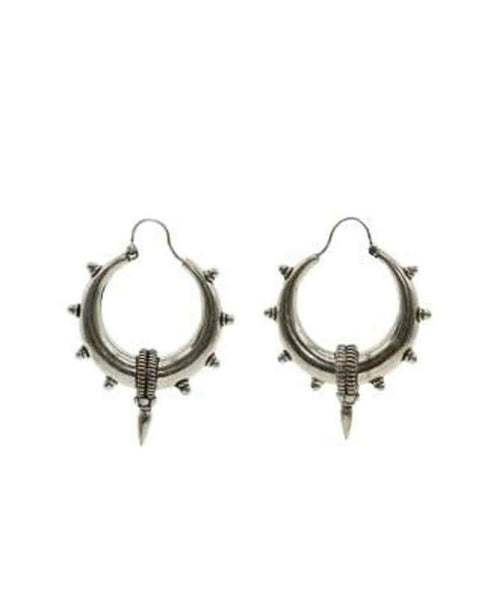 Mandala Hoop Earrings