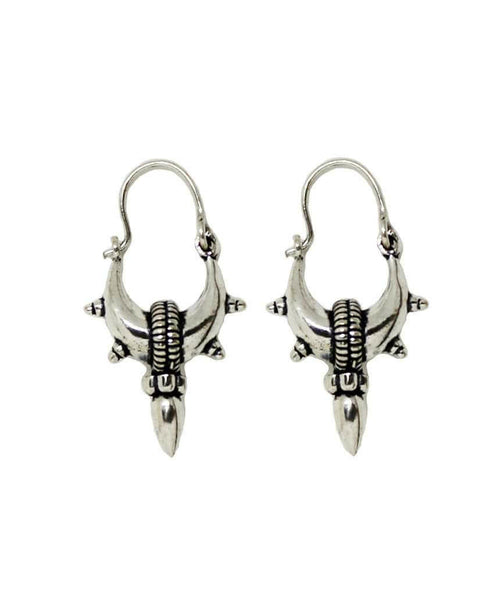 Mandala Hoop Earrings
