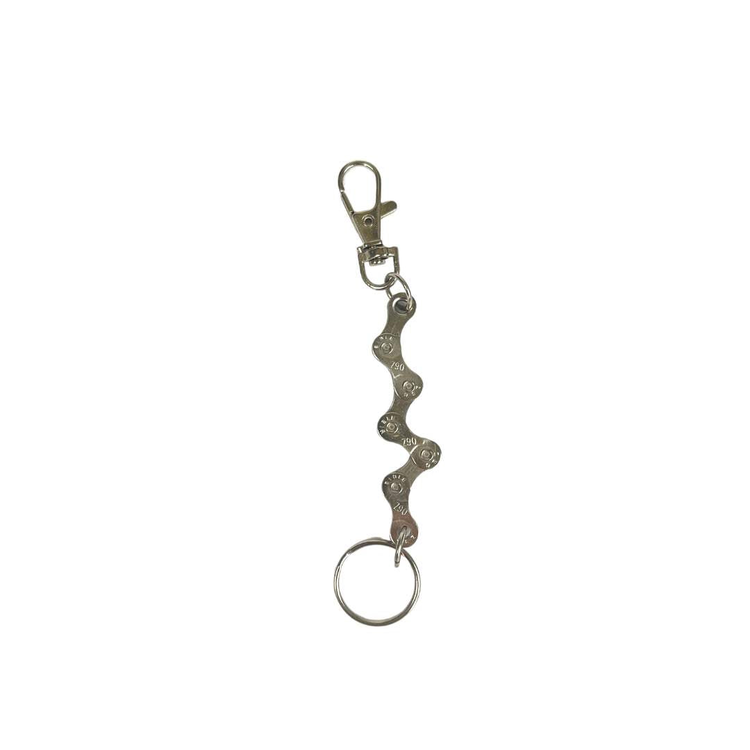 Recycled Bike Chain Keyring with Clasp