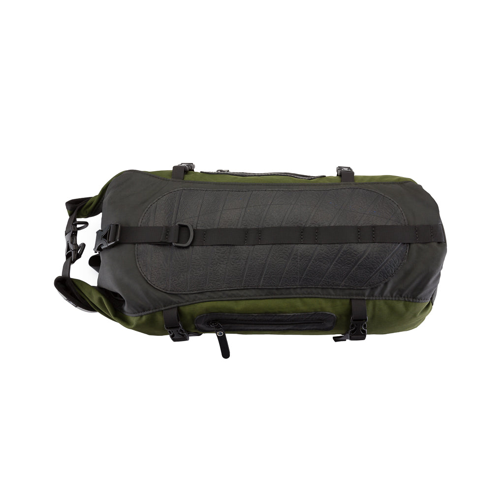 Soldier Water-Resistant Vegan Canvas & Inner Tube Laptop Backpack