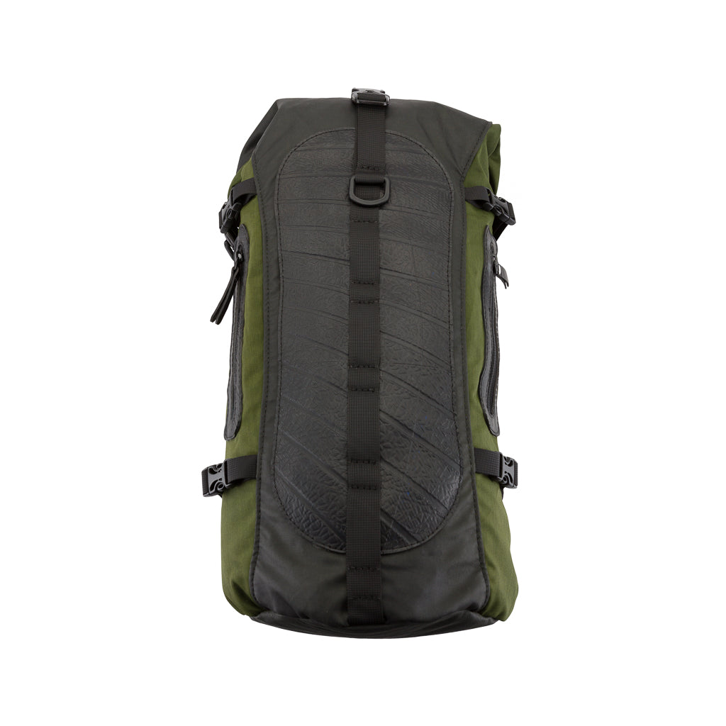 Soldier Water-Resistant Vegan Canvas & Inner Tube Laptop Backpack