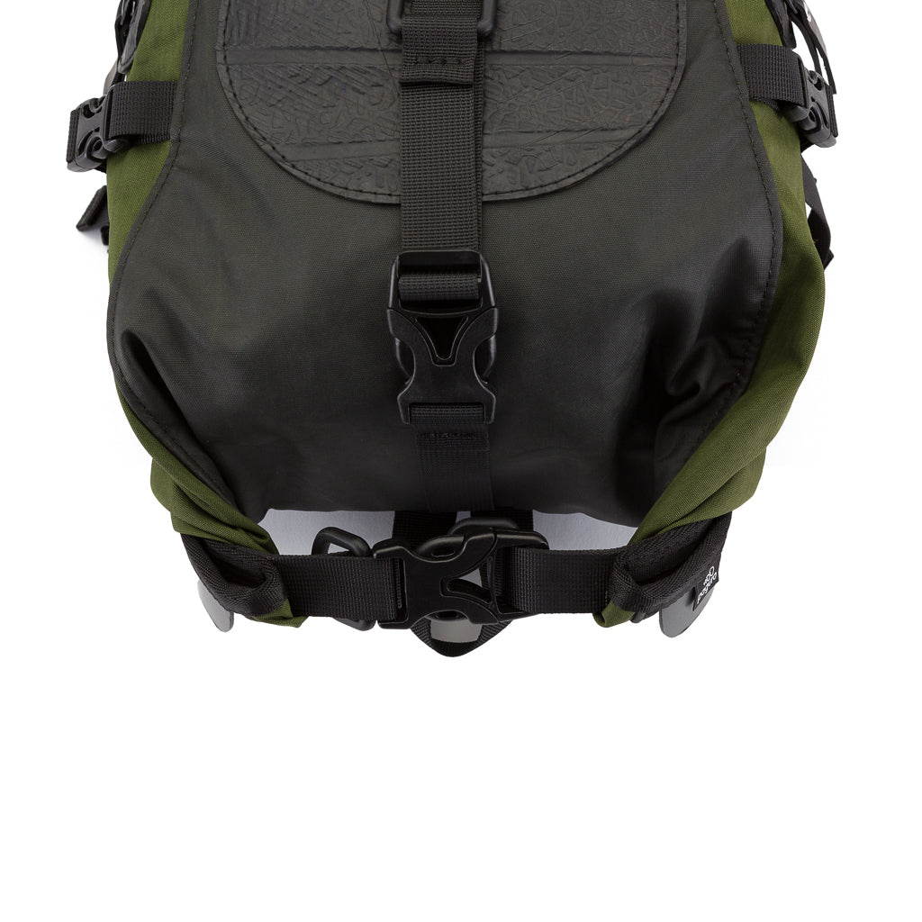 Soldier Water-Resistant Vegan Canvas & Inner Tube Laptop Backpack
