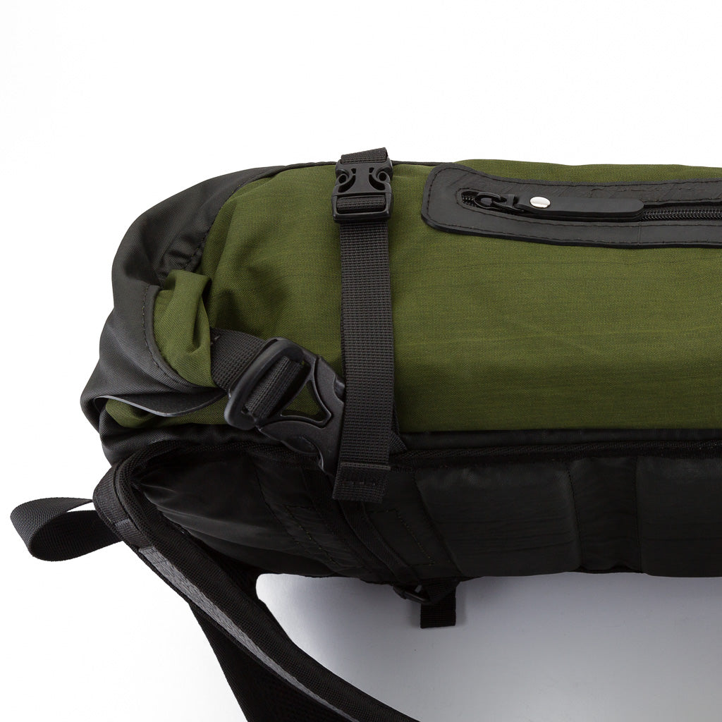 Soldier Water-Resistant Vegan Canvas & Inner Tube Laptop Backpack