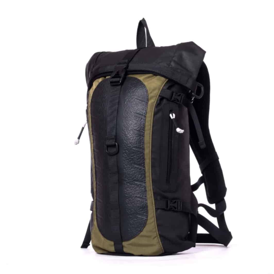 Soldier Water-Resistant Vegan Canvas & Inner Tube Laptop Backpack