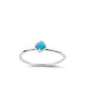 Sterling Silver Nose Ring with Stone
