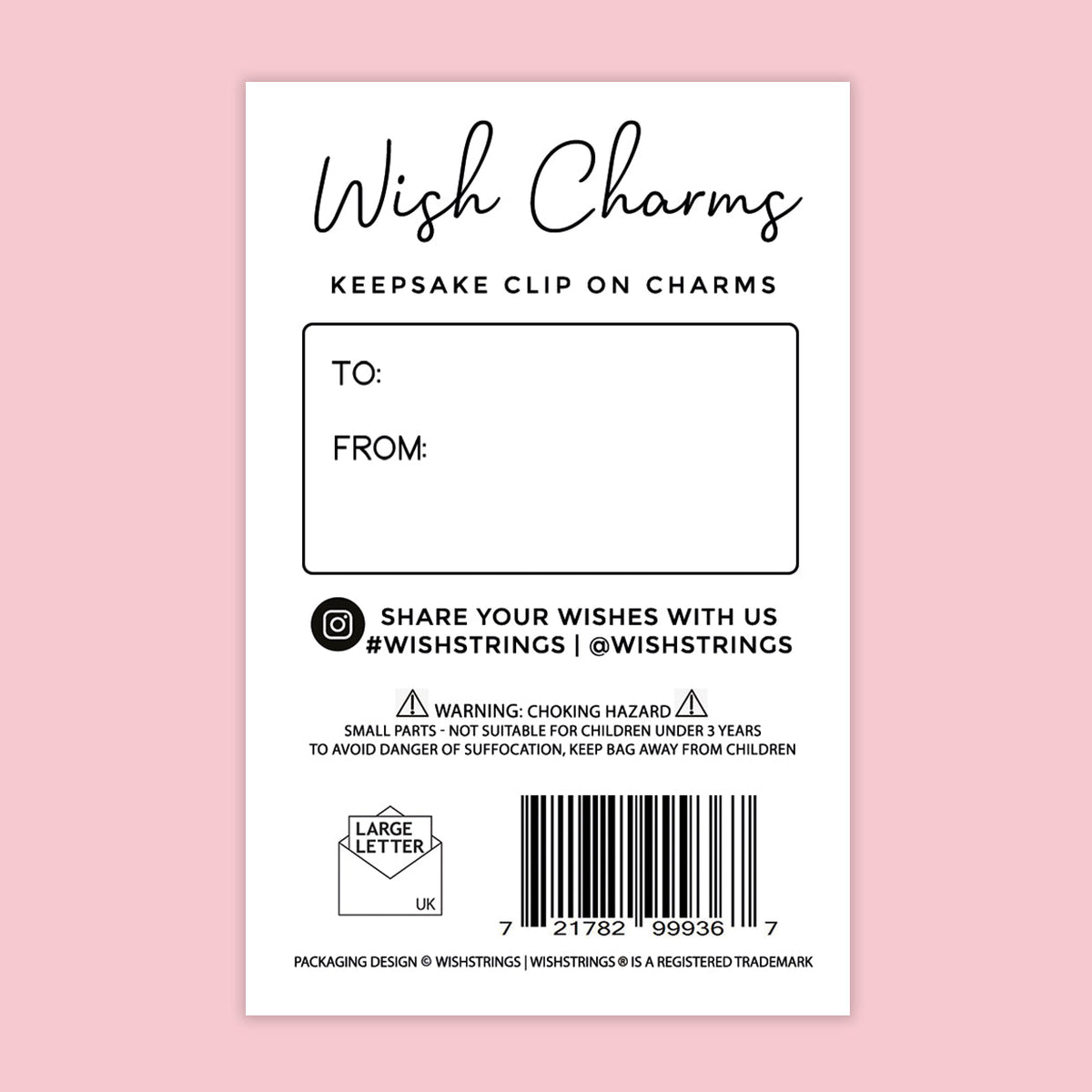 Moon, Chakra - Wish Charms - Keepsake Clip on Charm with Gemstones