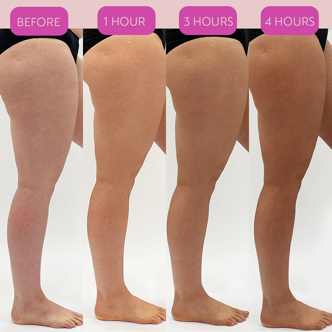He-Shi Rapid 1 Hour Liquid Self Tan - Medium to Dark Tan - Quick Dry