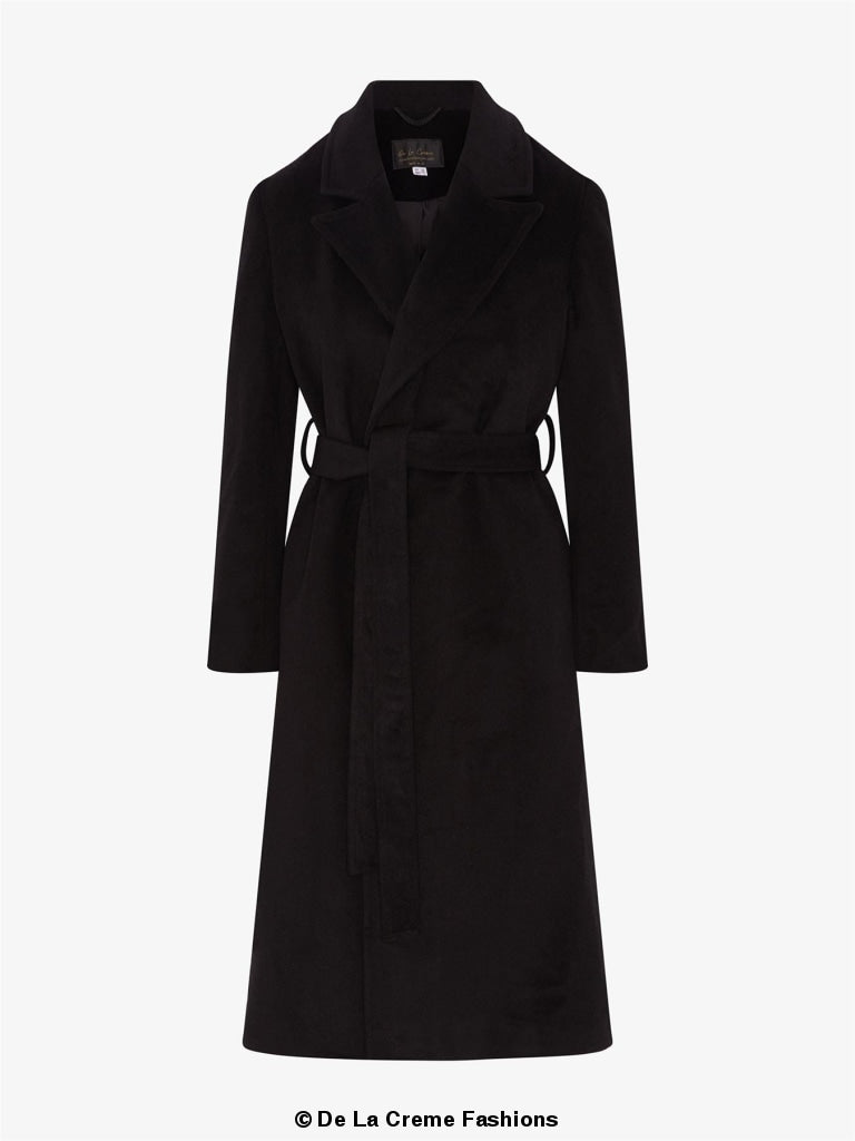 Belted Longline Duster Coat