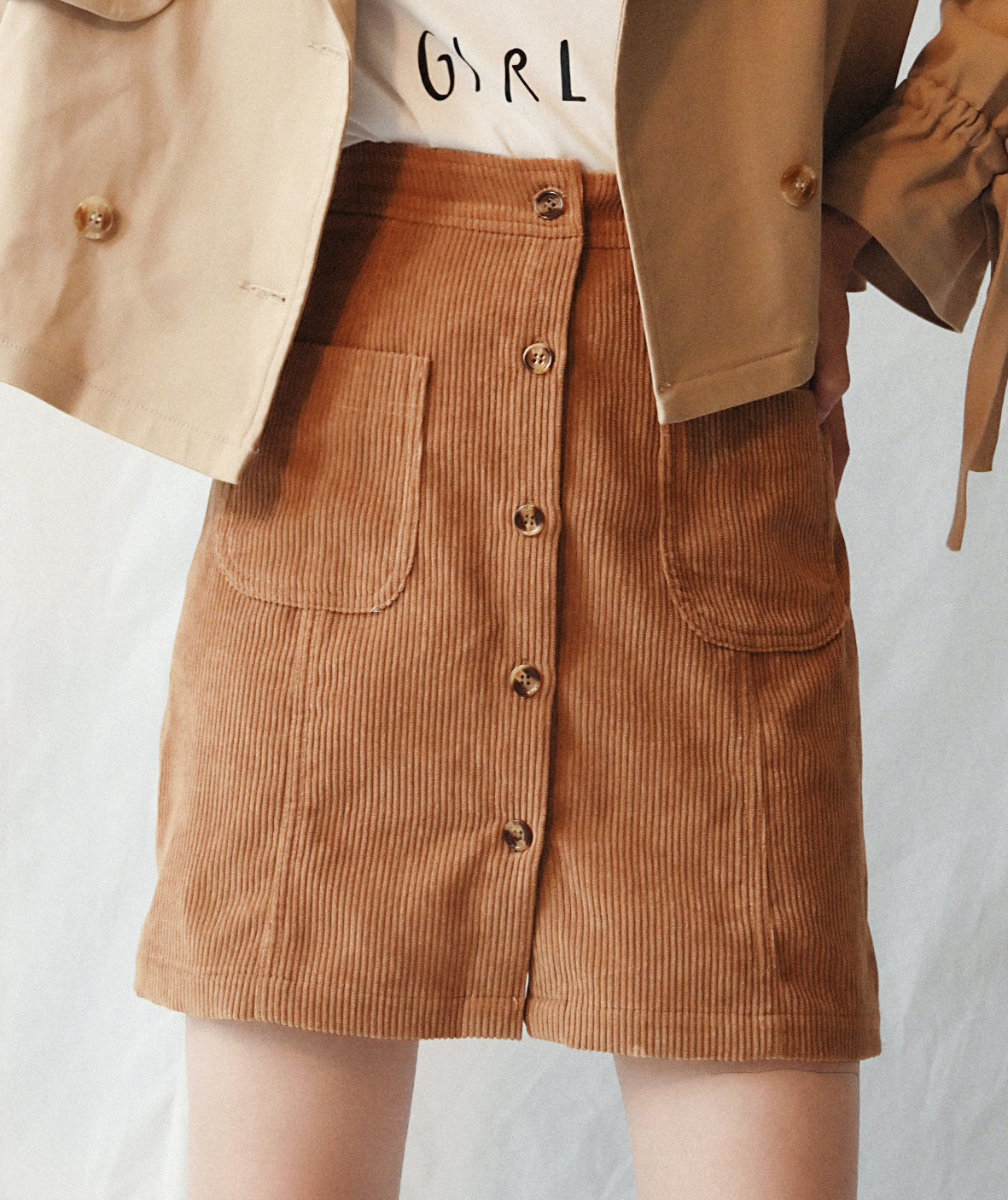 Corduroy Skirt