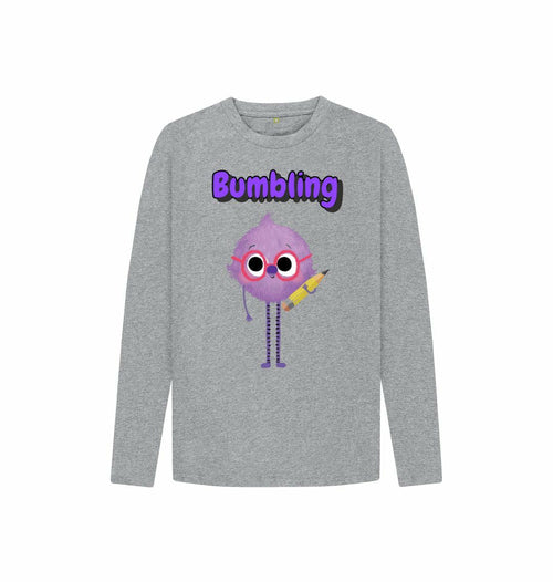 Organic Childrens Long-Sleeved T-shirt (Bumbling)