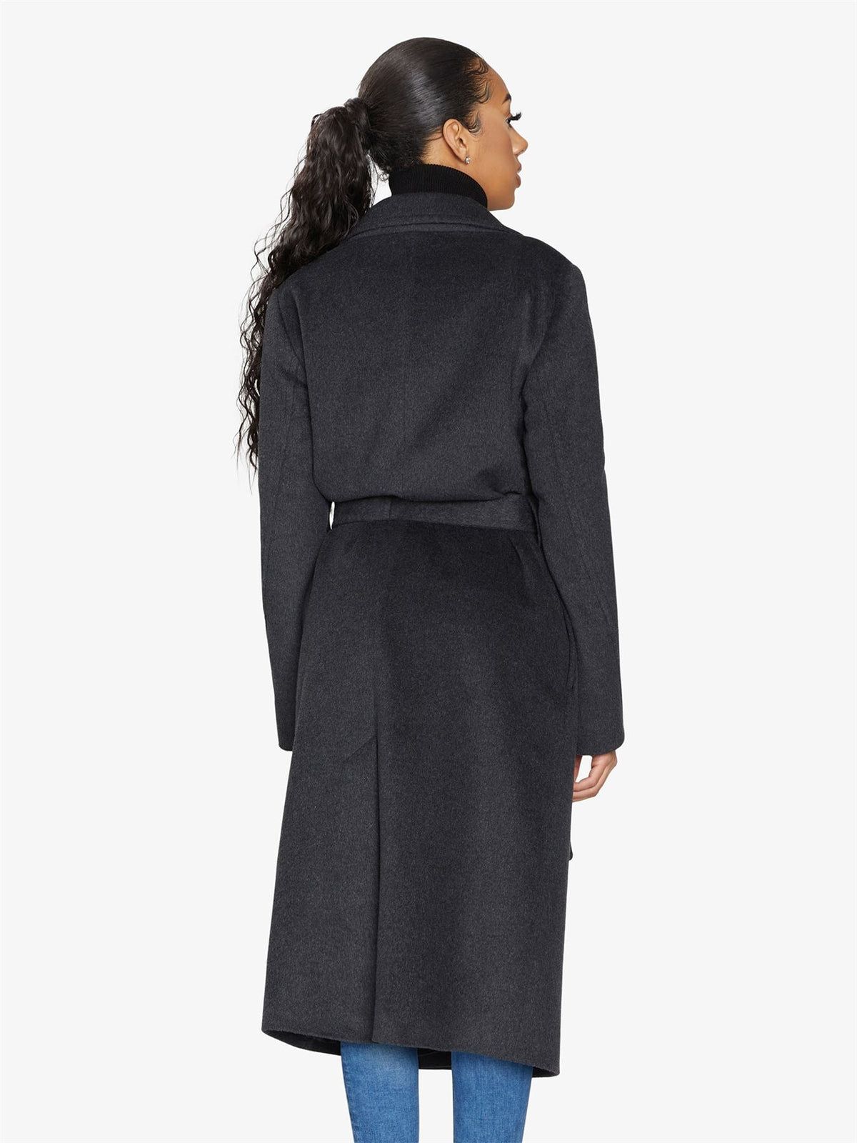 Belted Longline Duster Coat