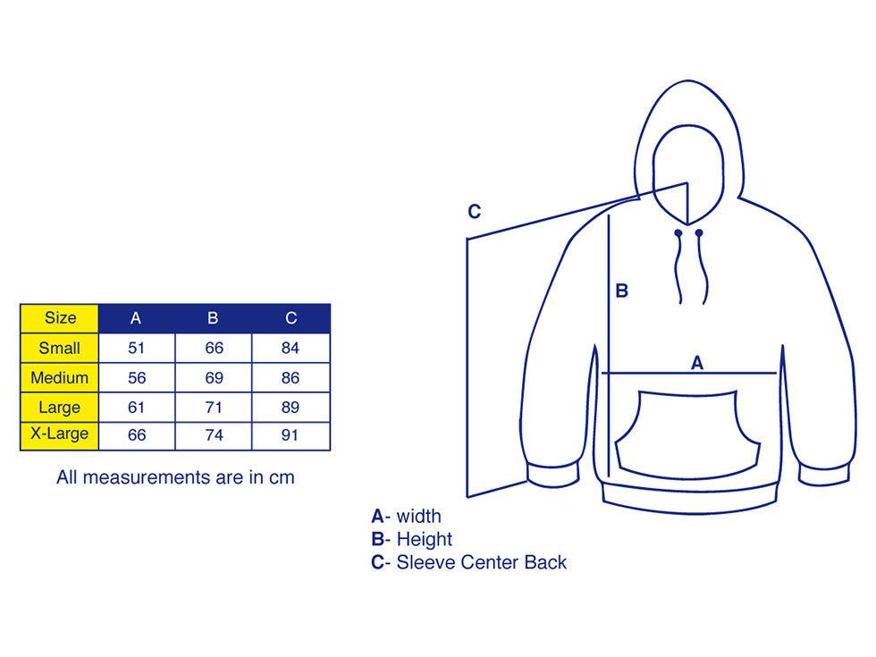 440gsm Hoodie in White with Geometric Bubble Logo Print