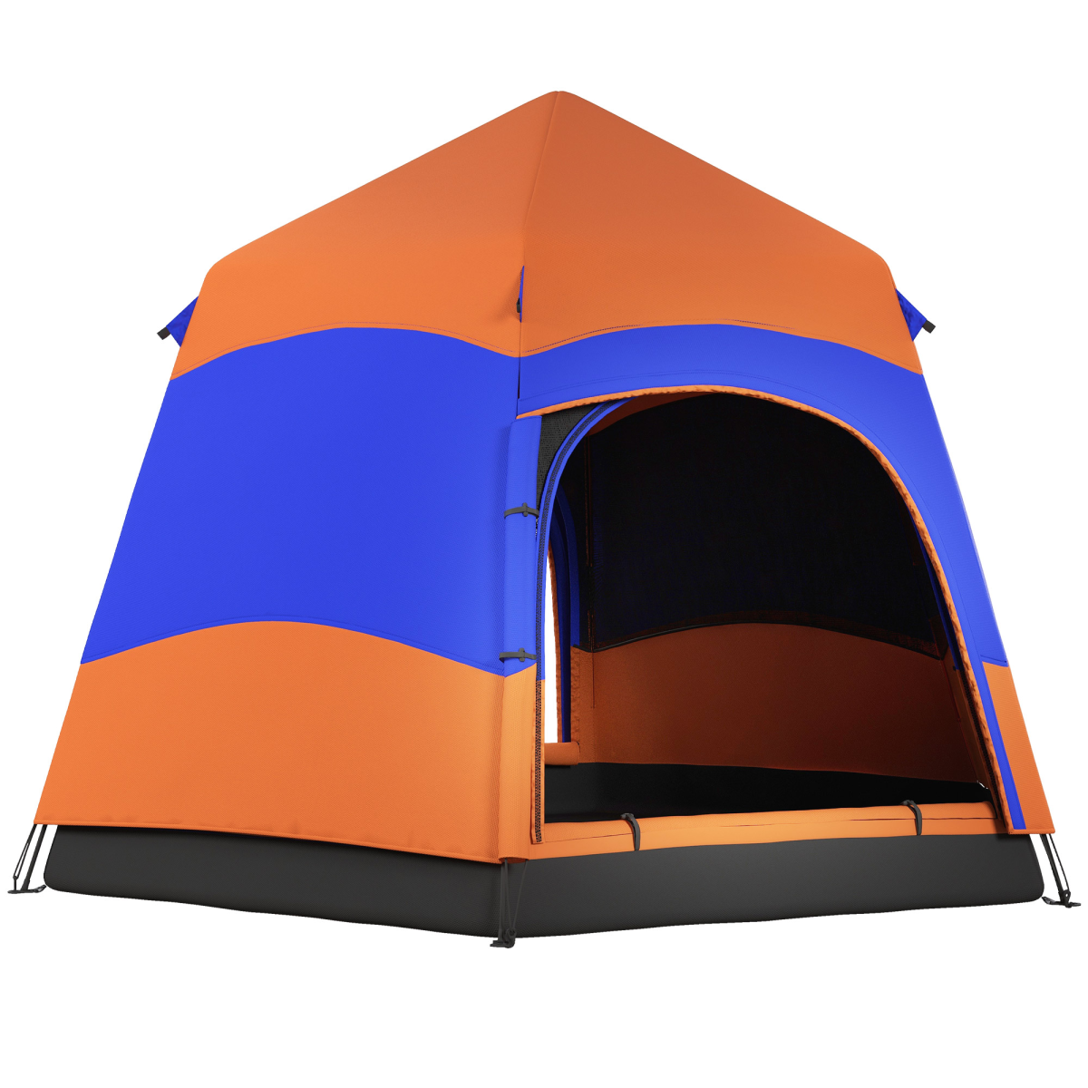 4 Person Pop Up Tent Camping Festival Hiking Shelter Family Portable Outsunny