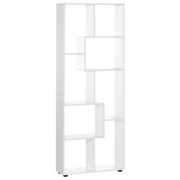 Multipurpose 8-Grid Bookshelf Decorative Shelf, Bathroom, Kitchen White