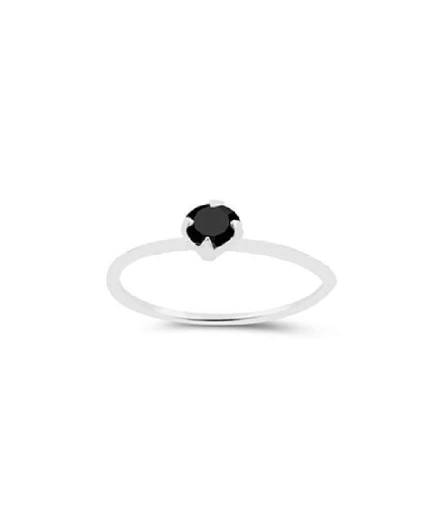 Sterling Silver Nose Ring with Stone