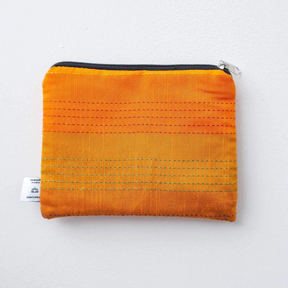 Mini zip clutch