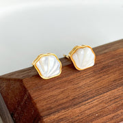 Natural Seashell Stud Earrings