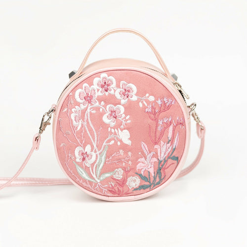 Florabom Track 3 - Embroidered Round Bag