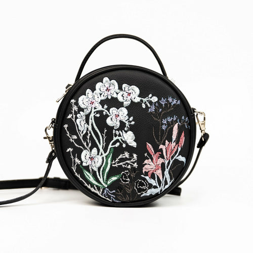 Florabom Track 3 - Embroidered Round Bag