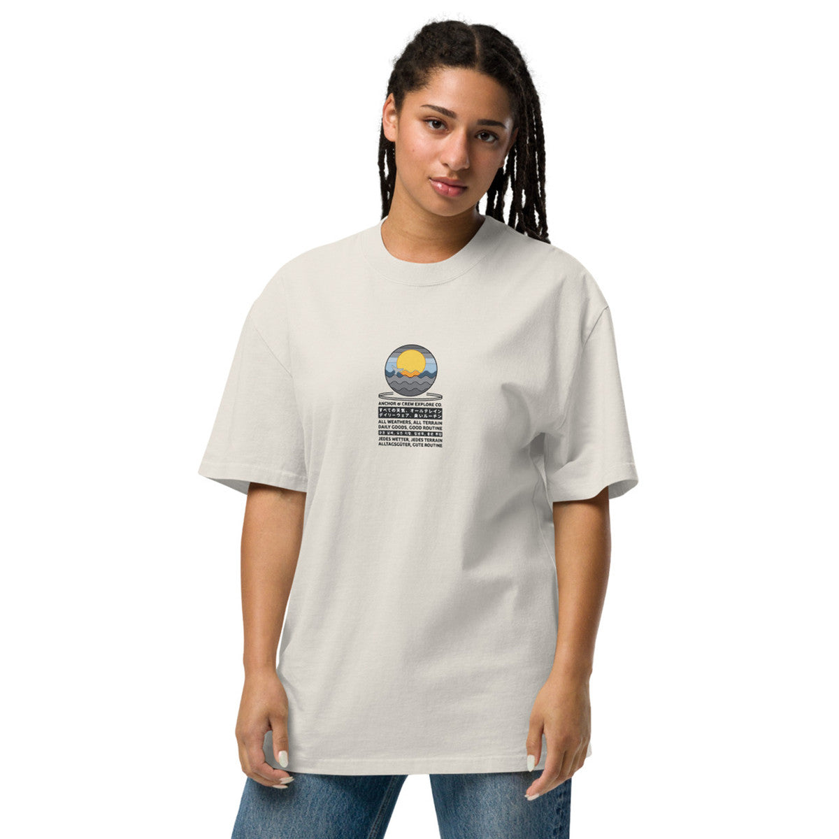 Ocean Drift Explore Co. Oversized Cotton T-Shirt