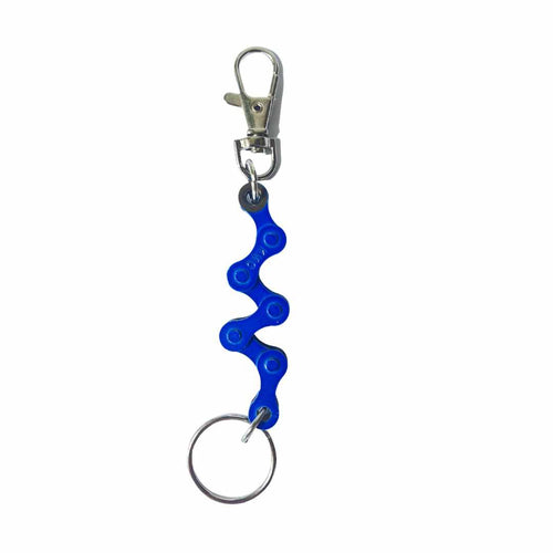 Recycled Bike Chain Keyring with Clasp