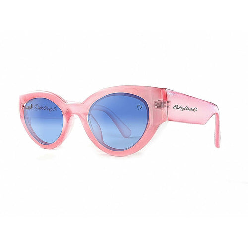 Ruby Rocks Chunky 'Zante' Cateye Sunglasses in Pink RR44-3