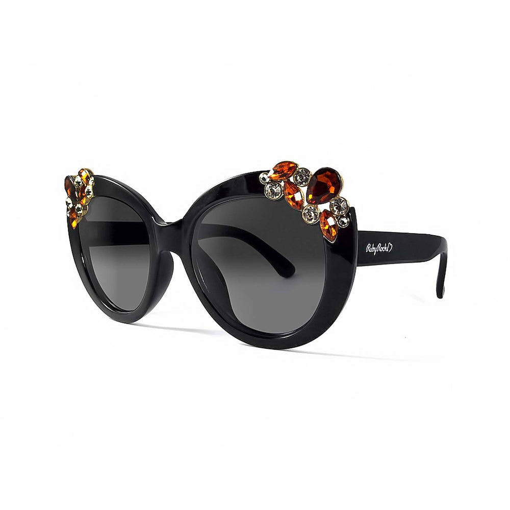 Ruby Rocks Ladies 'Dubai' Gem Detail Sunglasses In Black RR38-1