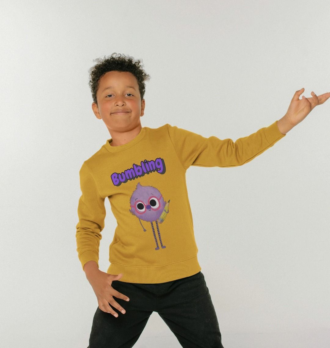 Organic Childrens Jumper (Bumbling)