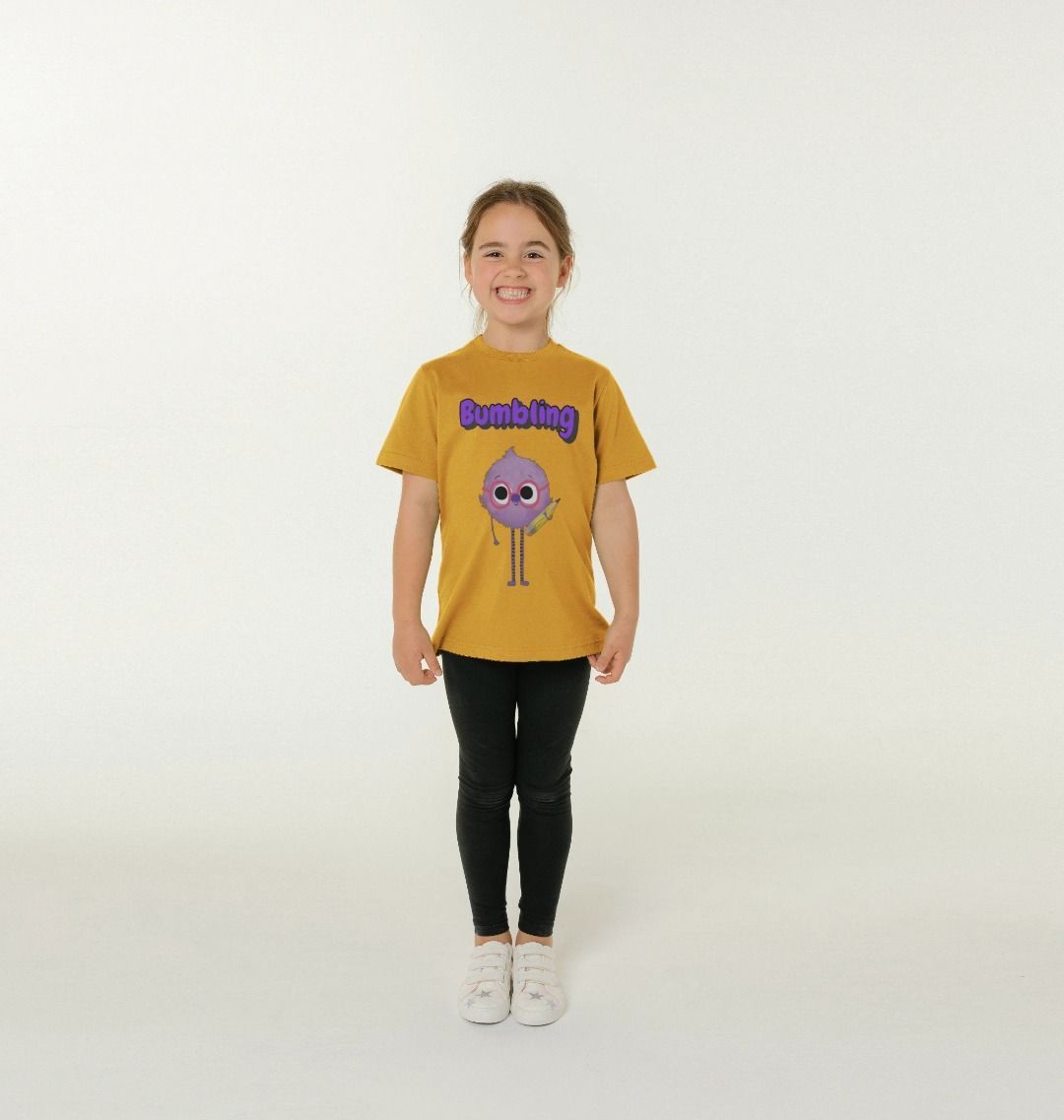 Organic Childrens T-shirt (Bumbling)