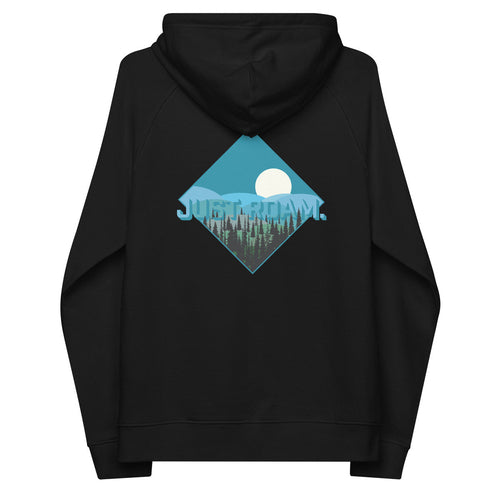 Just Roam. Seeker Organic Cotton Raglan Hoodie