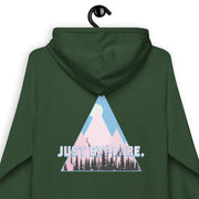 Just Explore. Seeker Organic Cotton Raglan Hoodie